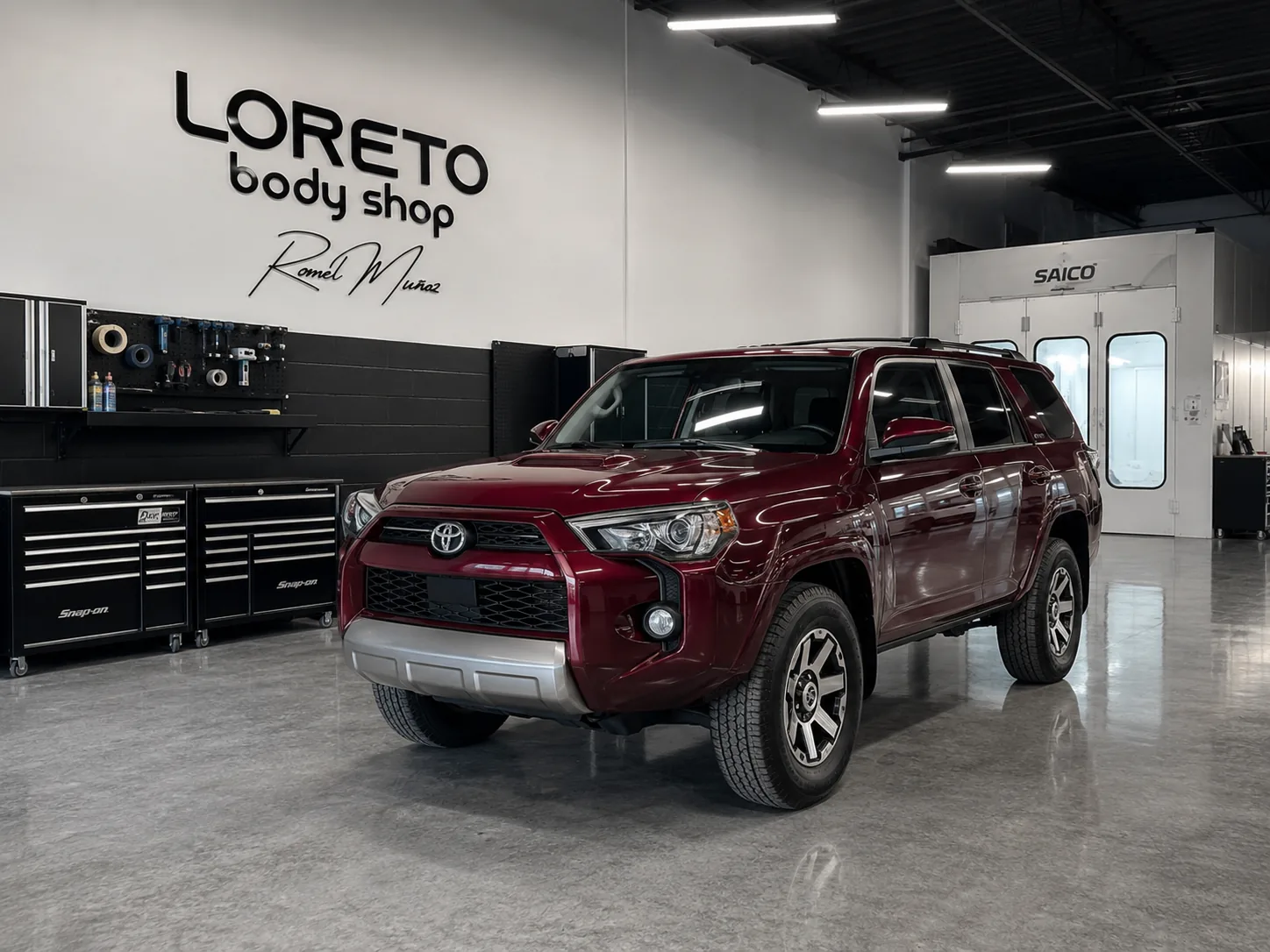 Burgundy Toyota 4Runner